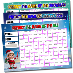 3 Pack Christmas 2025 Fundraising Scratch Cards