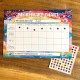 A4 Children's Star Reward Chart with 77 Star Stickers, 21cm x 29.7cm