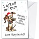 Christmas Card From The Dog For Dad Mum Funny Christmas Cards From The Dog From Son Daughter