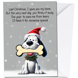 Christmas Card from the Dog, Last Christmas A5 Sized