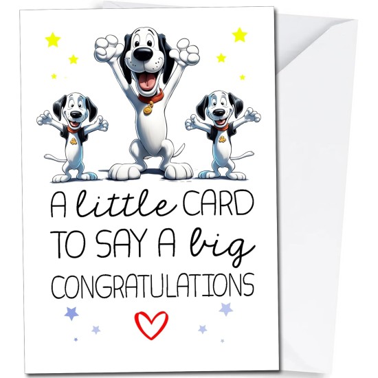 Congratulations Cards, A5 Size, Celebrate Exams, Driving Test, New Job, Exam Results