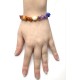 Chakra Bliss Friendship Bracelet: Vibrant Colors & Positive Energy With Inspirational Card in the Box, One Size Elastic