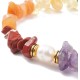 Chakra Bliss Friendship Bracelet: Vibrant Colors & Positive Energy With Inspirational Card in the Box, One Size Elastic