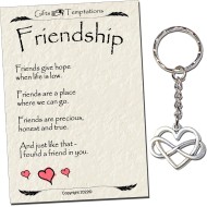 Friend Keyring Friendship Gifts Key Chains for Ladies Birthday Gifts