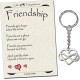 Friend Keyring Friendship Gifts Key Chains for Ladies Birthday Gifts