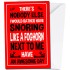 Humorous Anniversary or Valentine's Card for Husband, A5 Size, 'Snoring like a Foghorn' Design, Husband Birthday Card