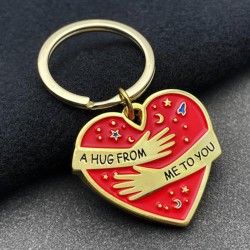 Little Pocket Hug Token Keyring Gifts Unusual Good Luck Gifts 