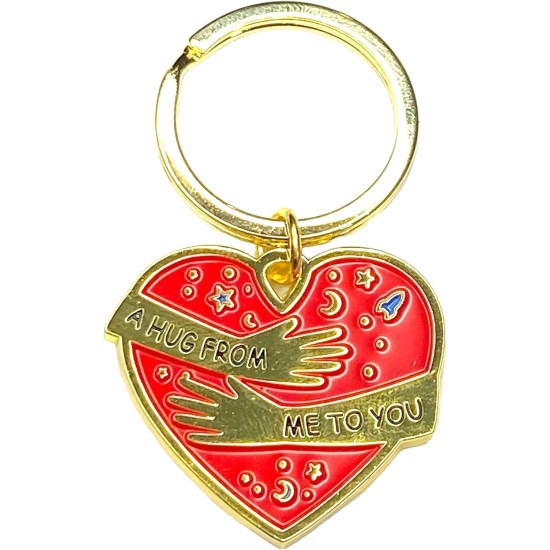 Little Pocket Hug Token Keyring Gifts Unusual Good Luck Gifts 