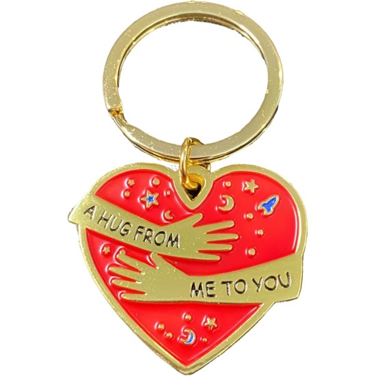 Little Pocket Hug Token Keyring Gifts Unusual Good Luck Gifts 