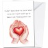 Sad Loss Deepest Sympathy Card, Thinking of You, A5 Size