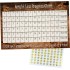 Weight Loss Progress Chart A4 Print, Motivational Diet Goal Tracker with Star Stickers