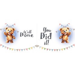 Well Done Card, Congratulations, Proud of You, You DId It, A5 Size Card