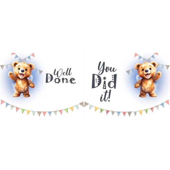 Well Done Card, Congratulations, Proud of You, You DId It, A5 Size Card