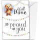 Well Done Card, Congratulations, Proud of You, You DId It, A5 Size Card