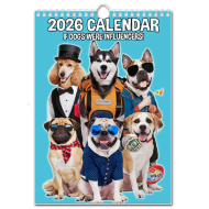 2026 Influencer Dog Calendar