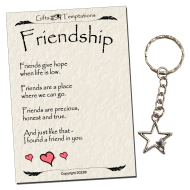 Friendship Gifts Keychain for Christmas Gifts Teens Girls - Star