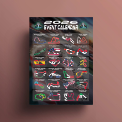Motor Racing 2026 Calendar Gift for Formula Racing Fans